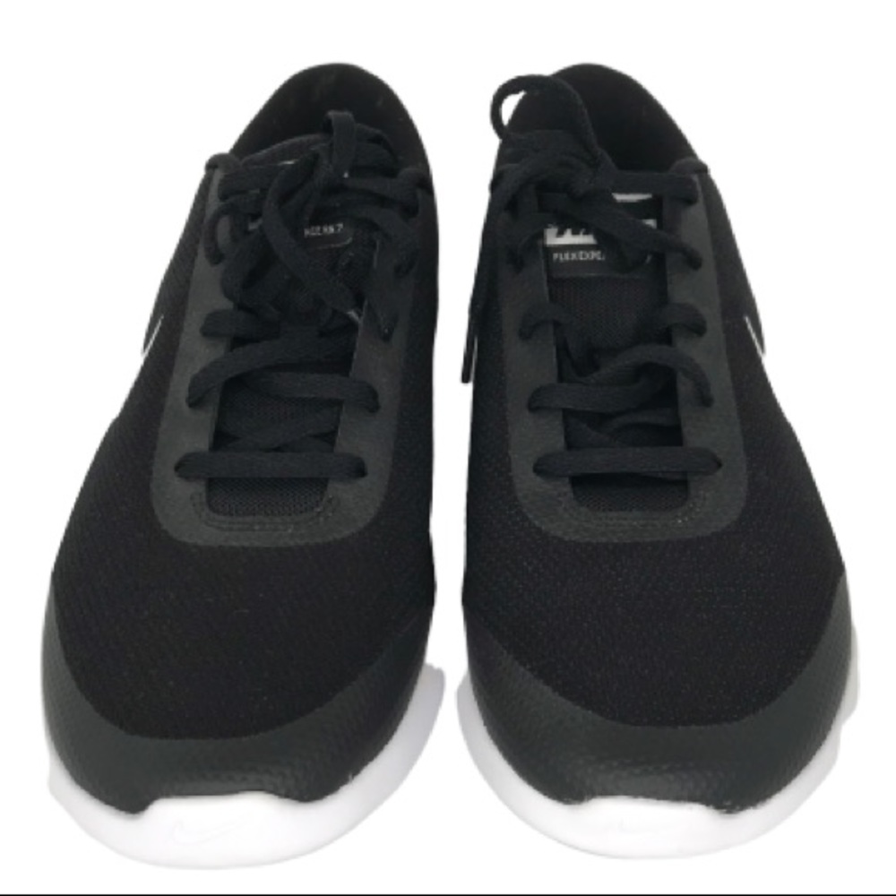 NIKE FLEX EXPERIENCE SZ 9.5 Black Running Trainers - Picture 4 of 8
